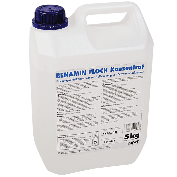 351214/023786 Benamin Flock концентрат, 5 кг Реагент для бассейнов